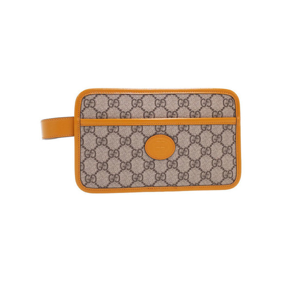 Gucci Pouch Travel Case GG Interlocking - Picture 1 of 5